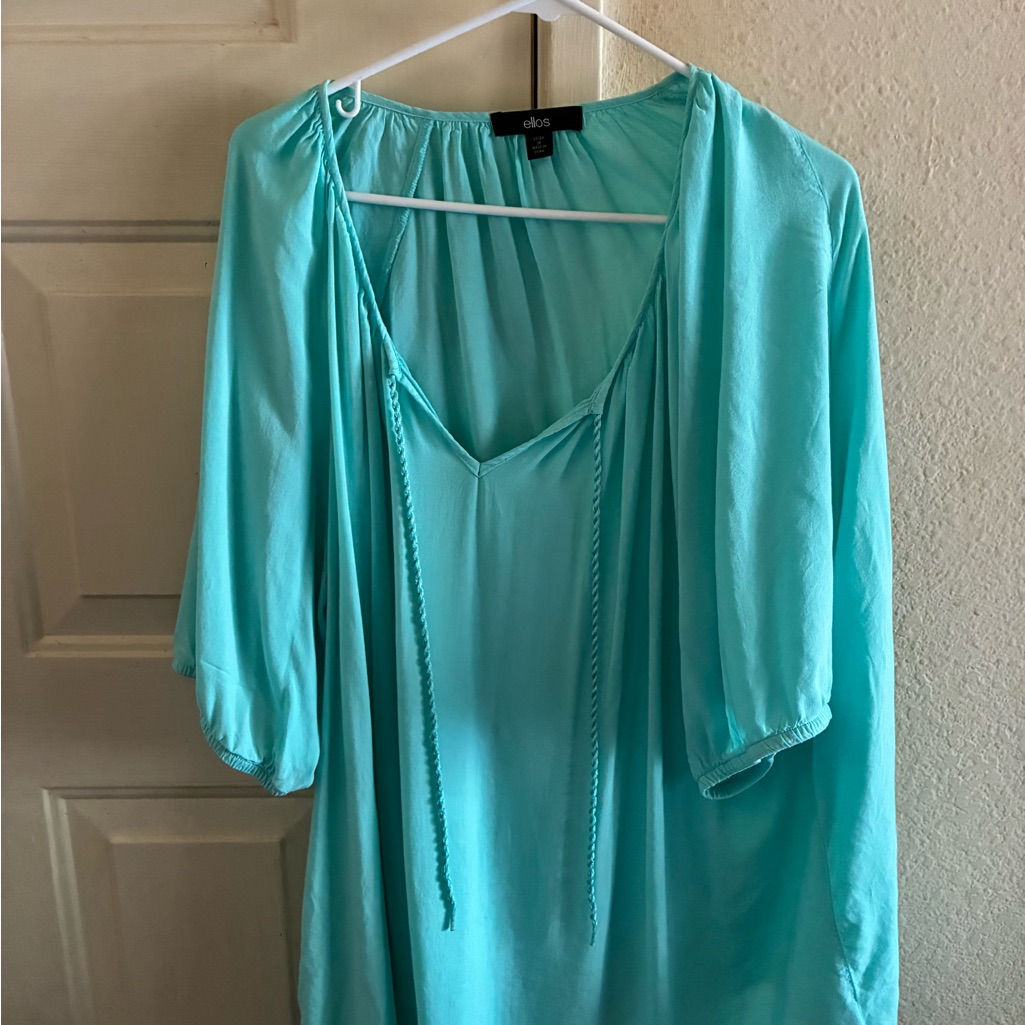 Ellos Turquoise Blouse
